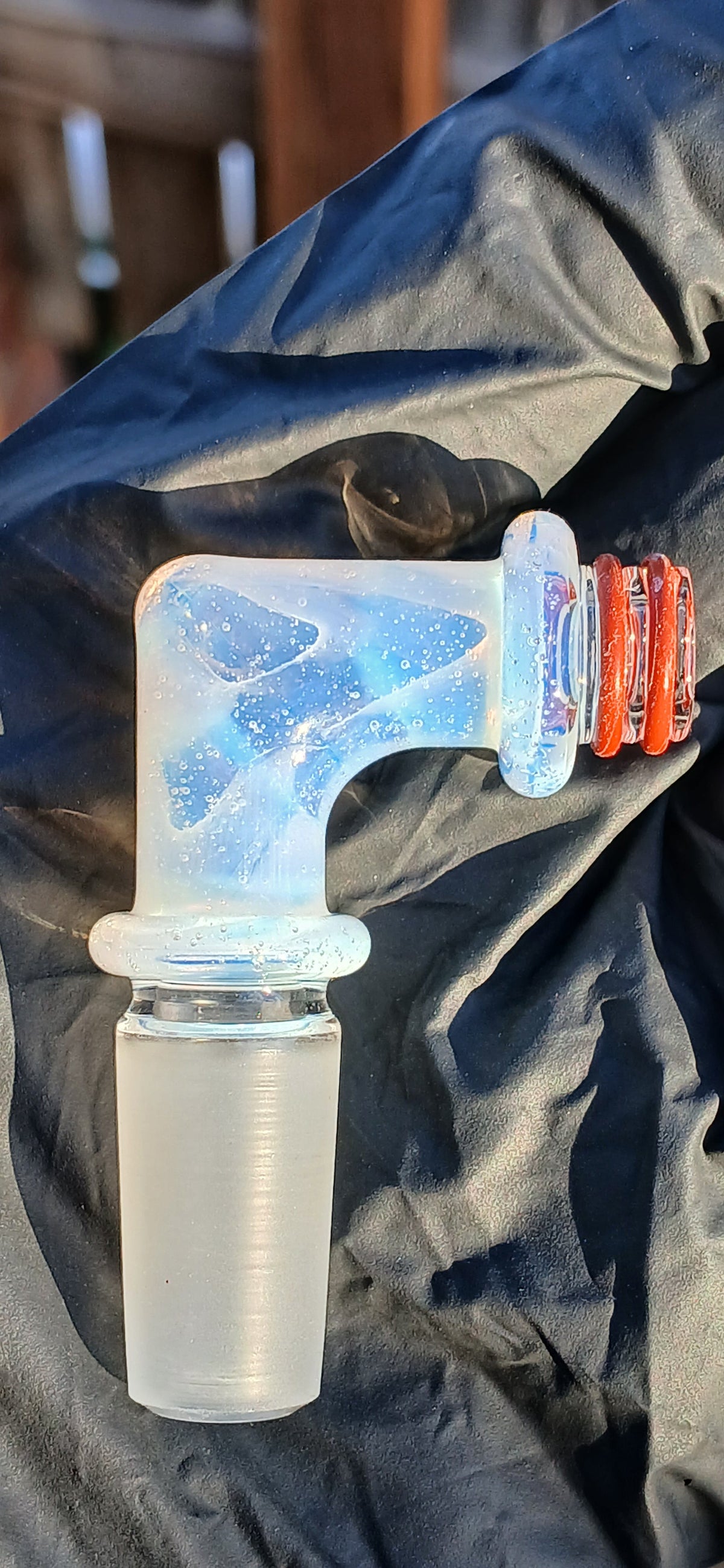 Pearlescent Moonstone Puffco Link Adaptor 14mm 90°