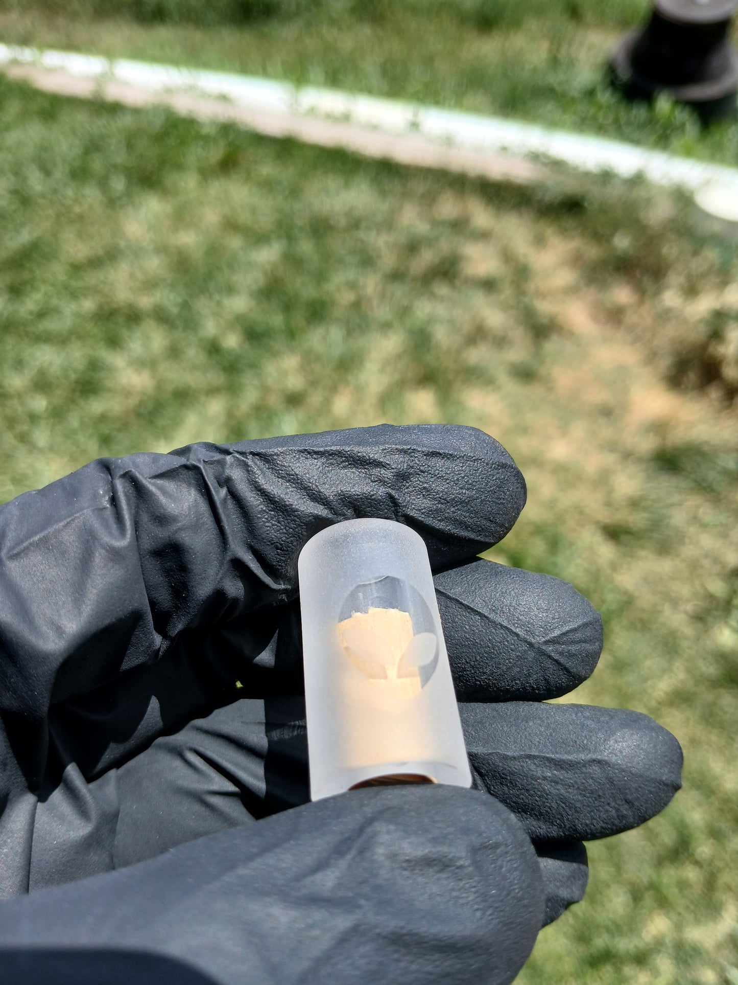 Frosted Quartz-Blunt/Joint Tip "15mmOD" Aliens