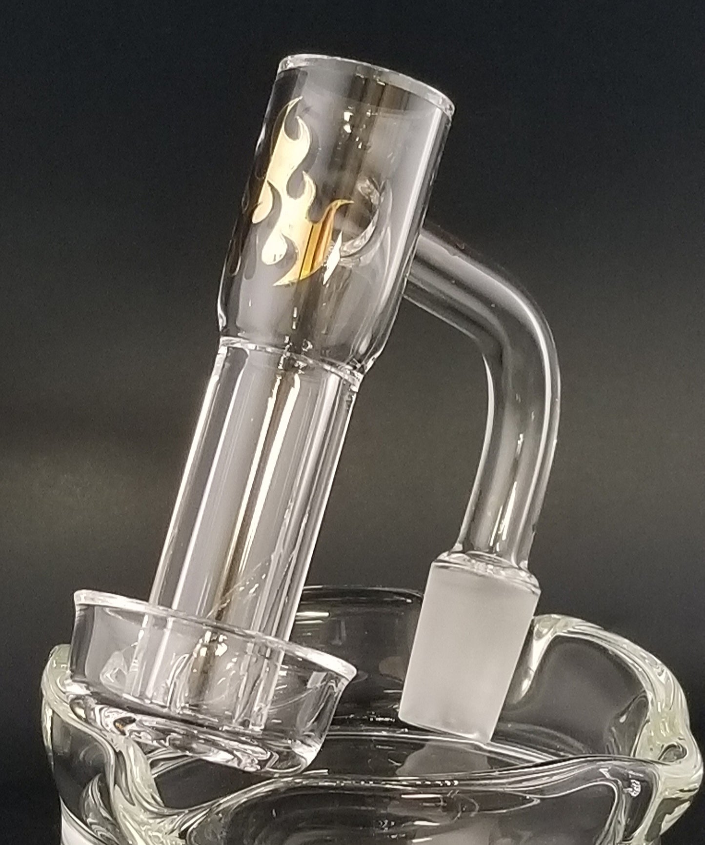 V5 Slurper W/Gold Luster baked on flames