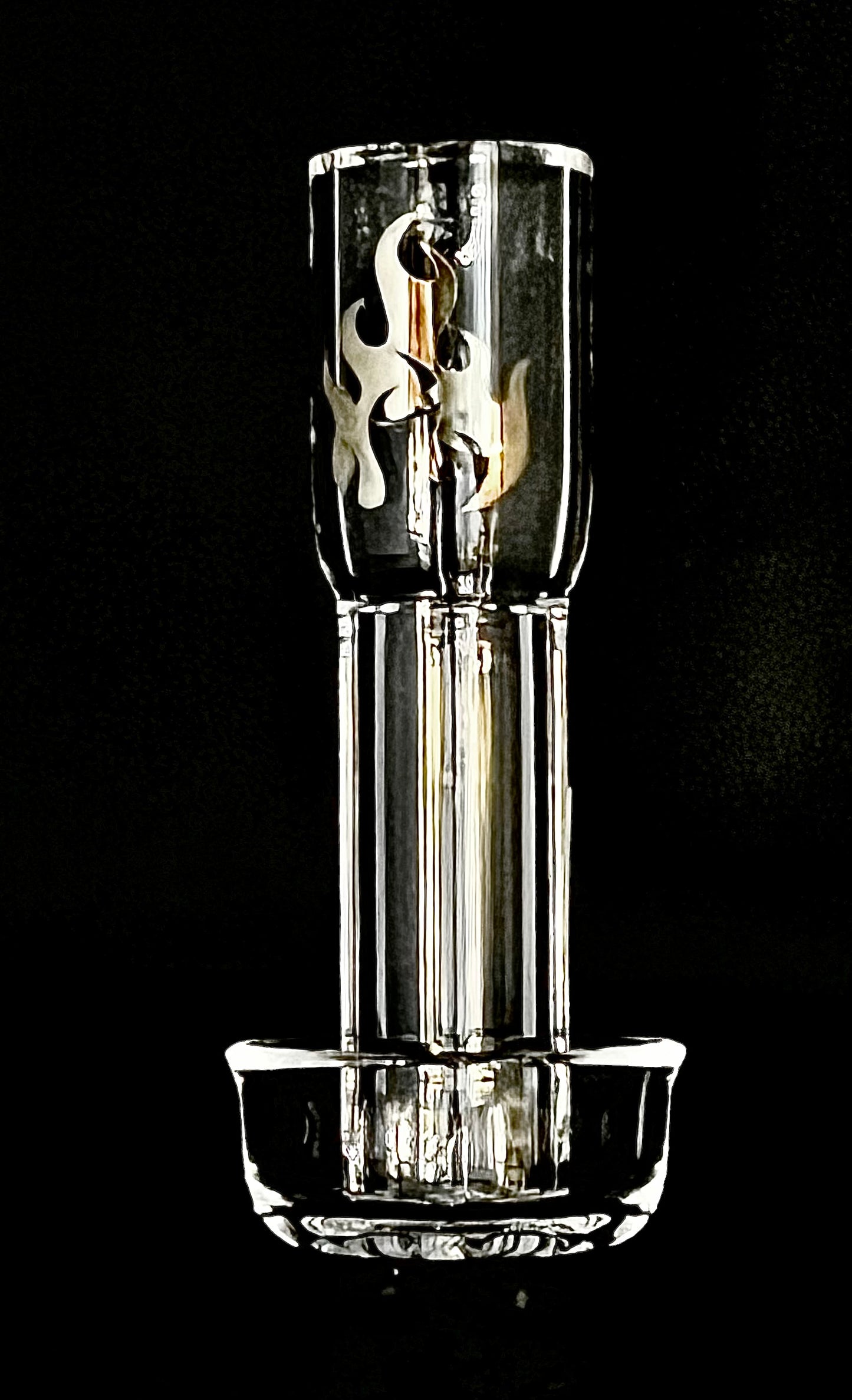 V5 Slurper W/Gold Luster baked on flames