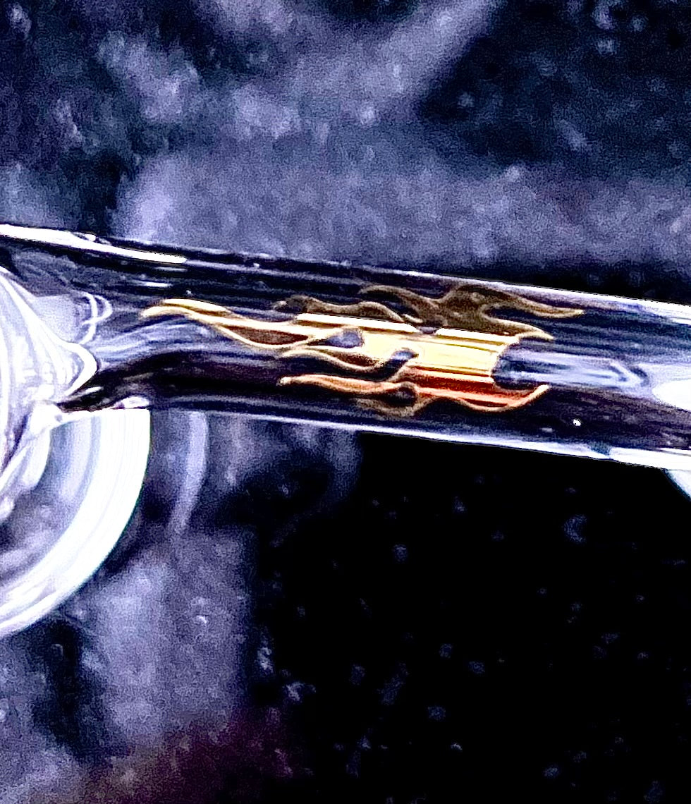 V5 Slurper W/Gold Luster baked on flames