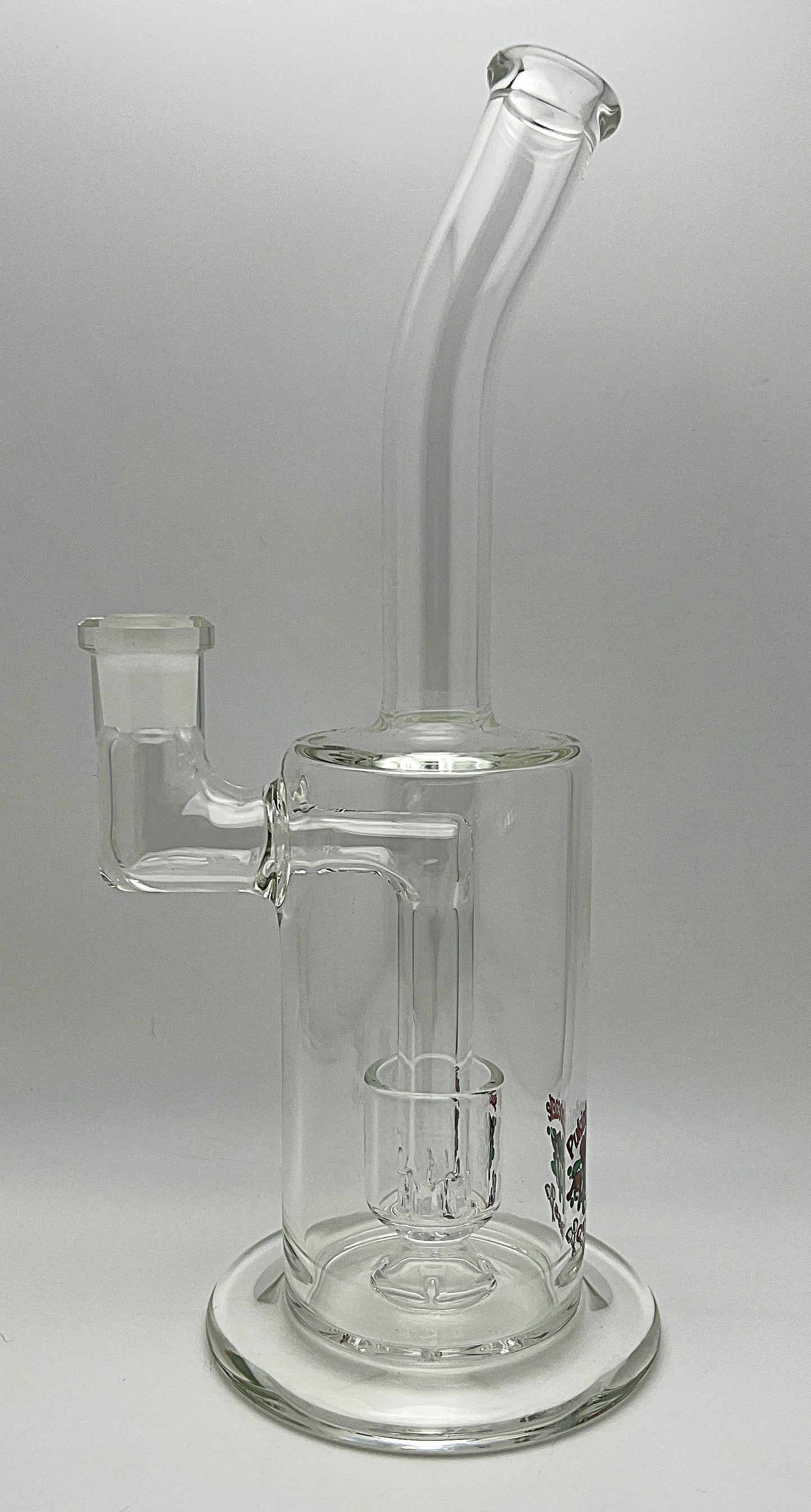 Clear centered uptake perk tube