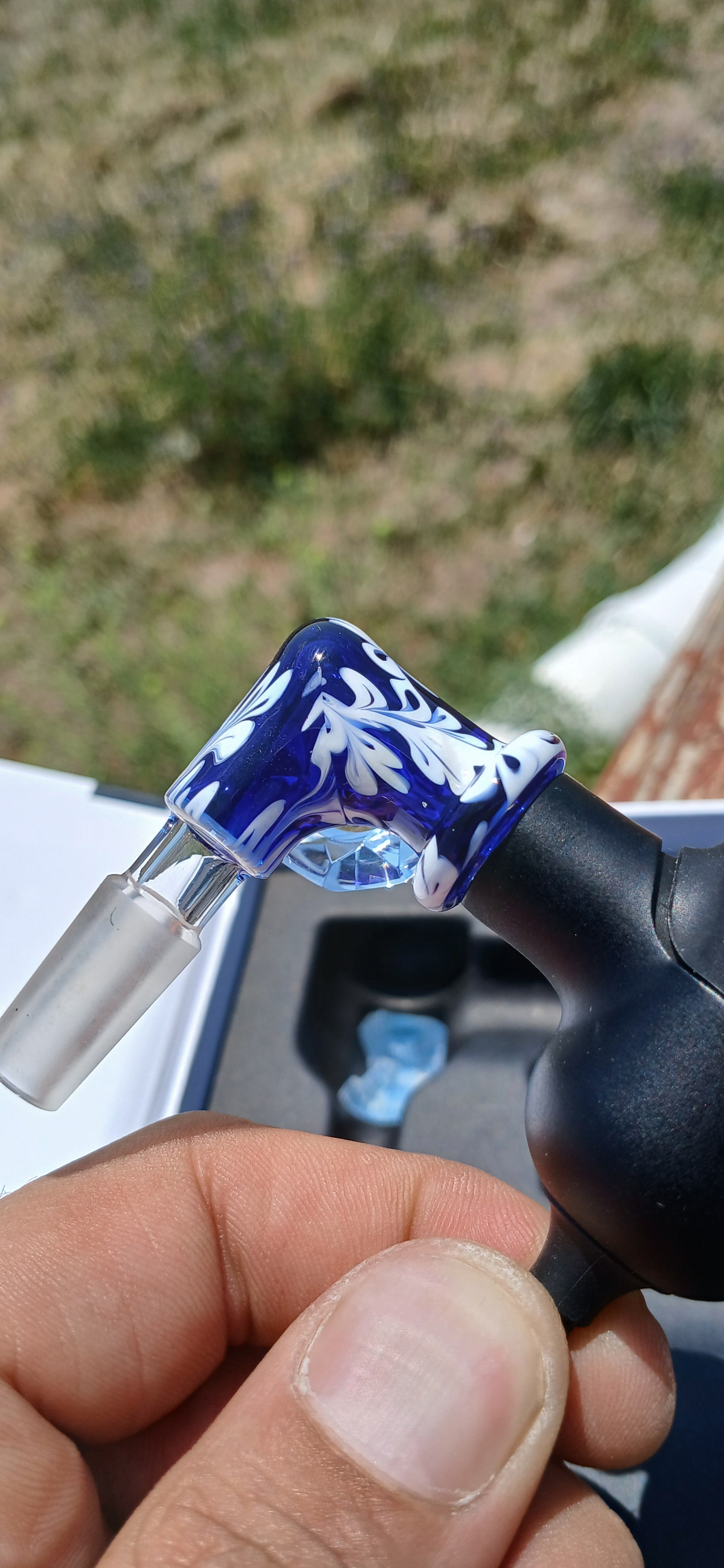 Sqwashglass×PWWG Puffco Link Adaptor 10mm X Studios