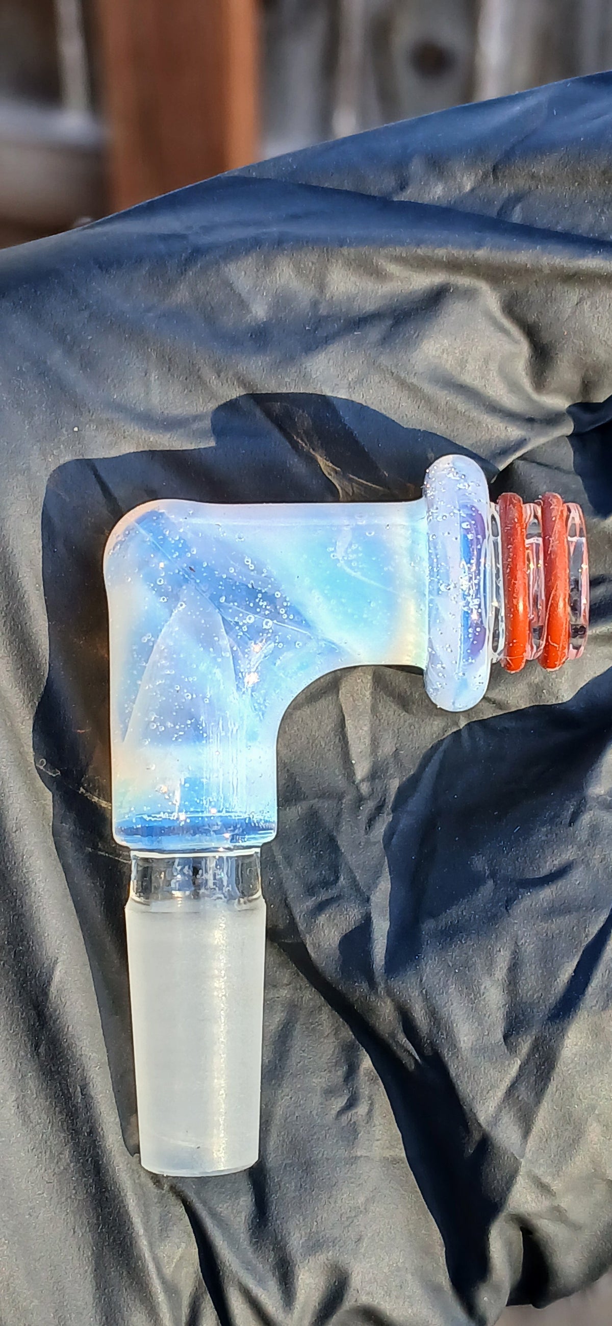 Pearlescent Moonstone puffco Link Adaptor 10mm 90°