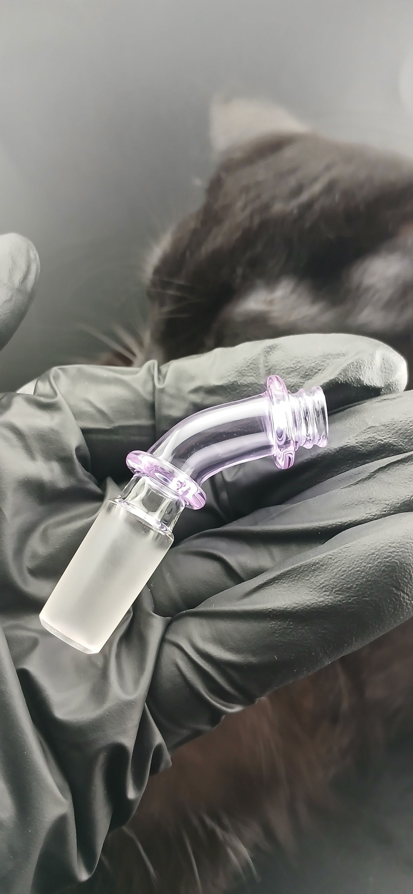 Lavender 45° puffco Link Adaptor "14mm" X Studios