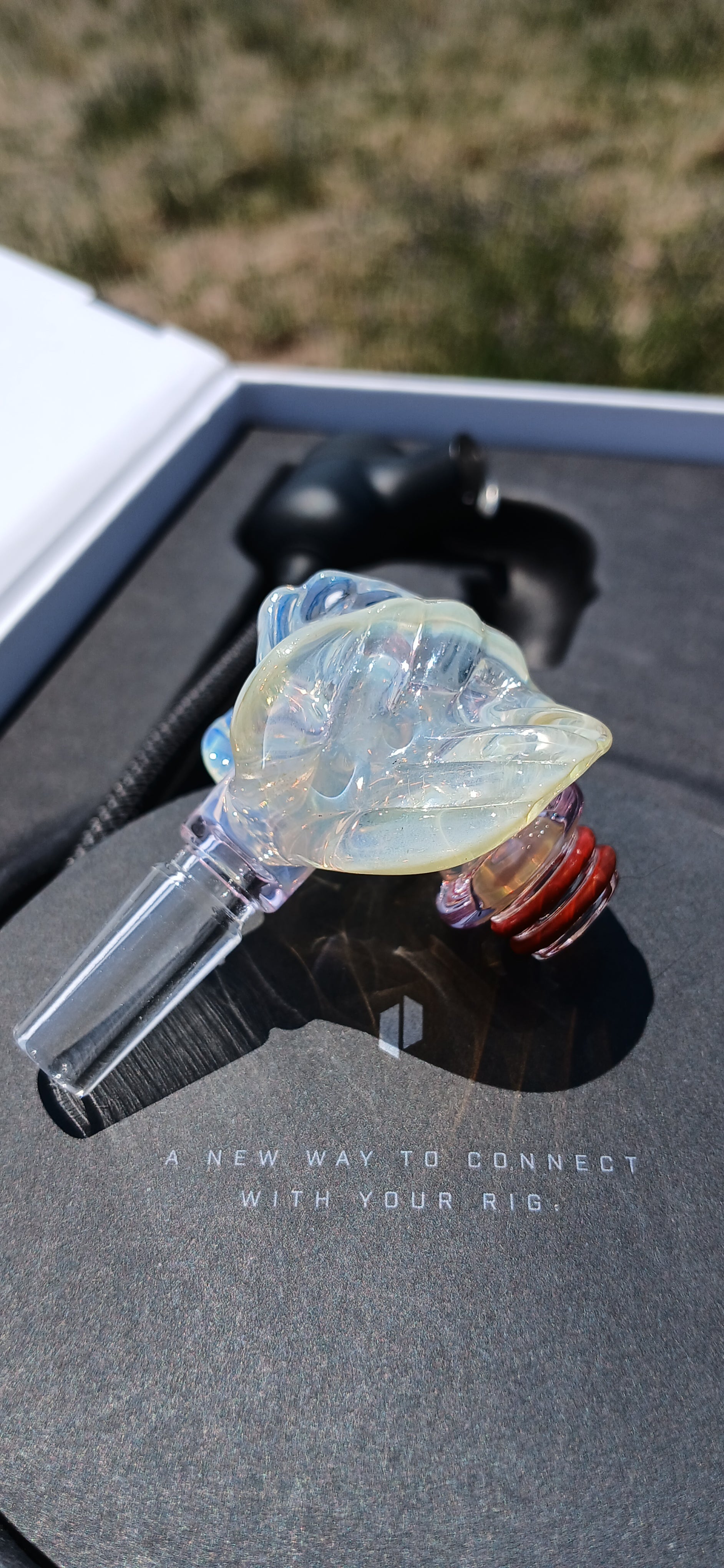 Gold × Sliver Fumed puffco link adaptor 10mm X Studios