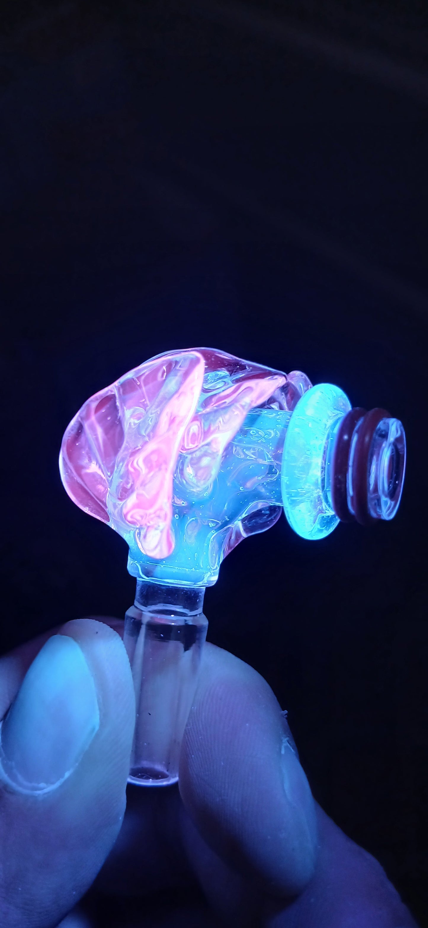 Blue-V × Pink Potion puffco link adaptor 10mm X Studios