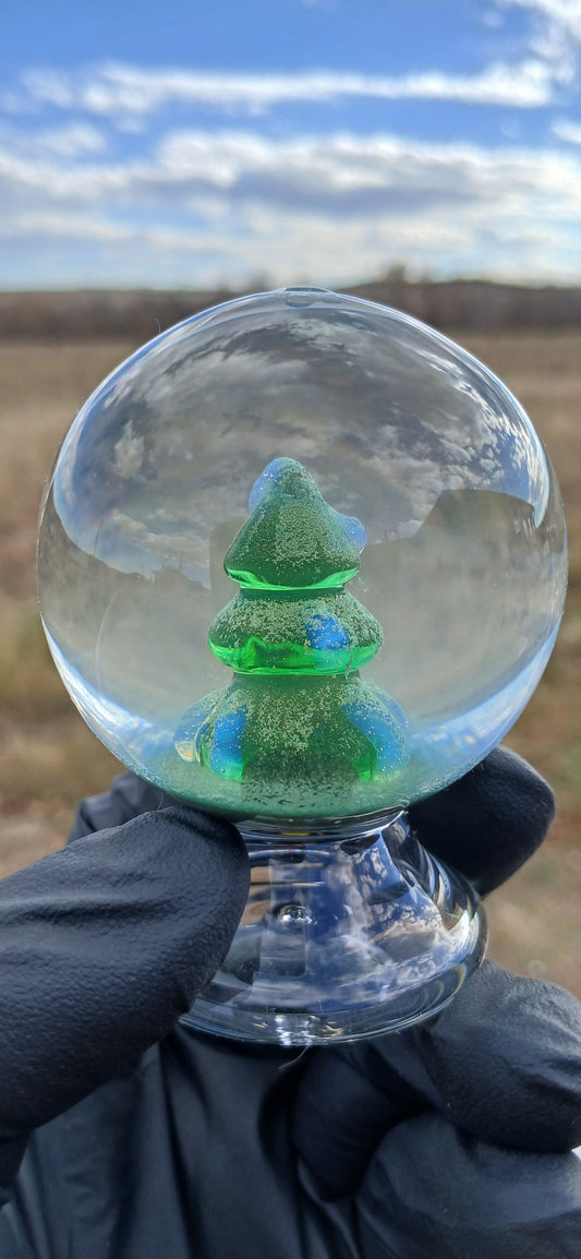 "Large" Glizzy Globe pine tree X Studios