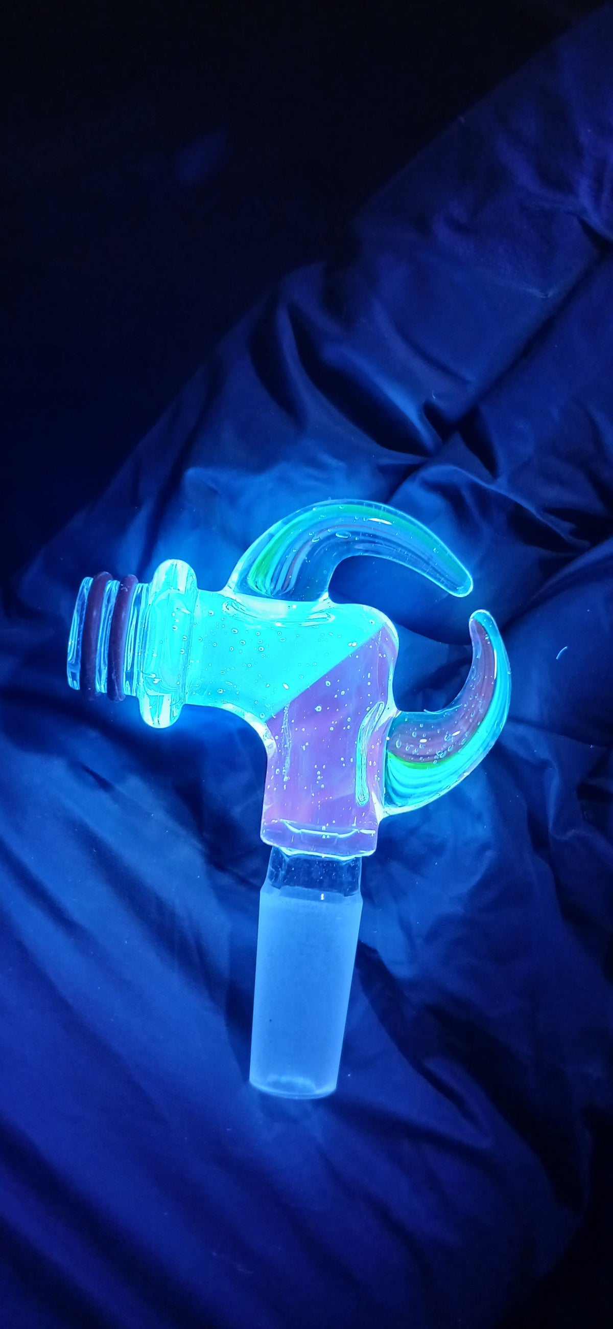 Blue-v × Pink Potion puffco link adaptor 10mm 90°
