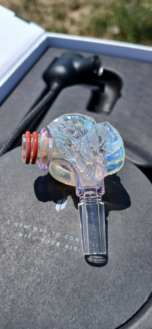 Gold × Sliver Fumed puffco link adaptor 10mm