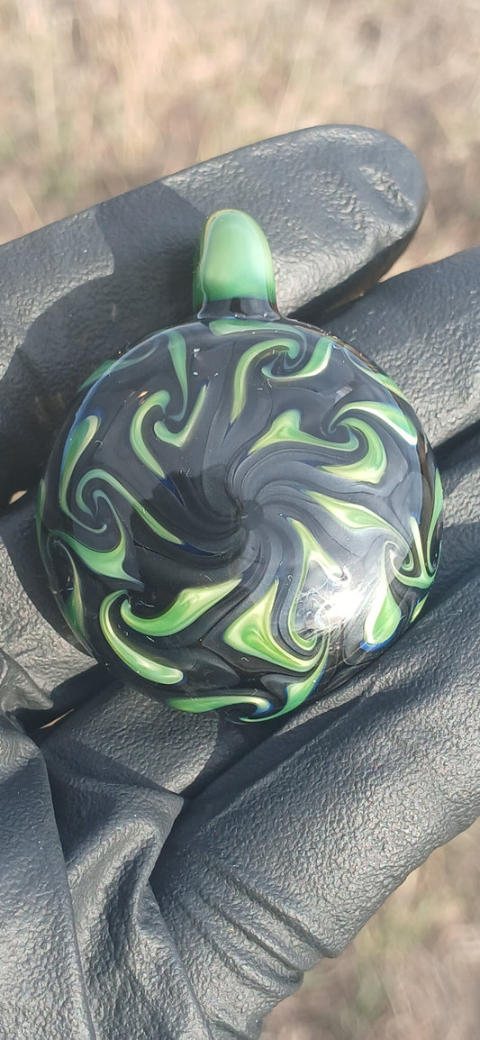 Dot swirl pendent X Studios