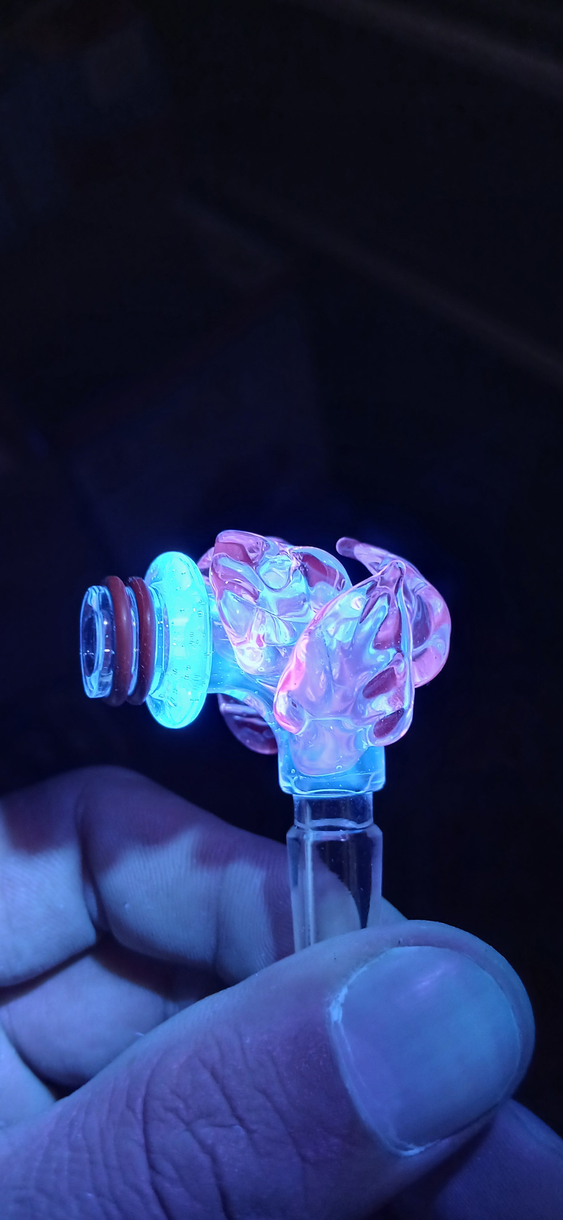 Blue-V × Pink Potion puffco link adaptor 10mm X Studios