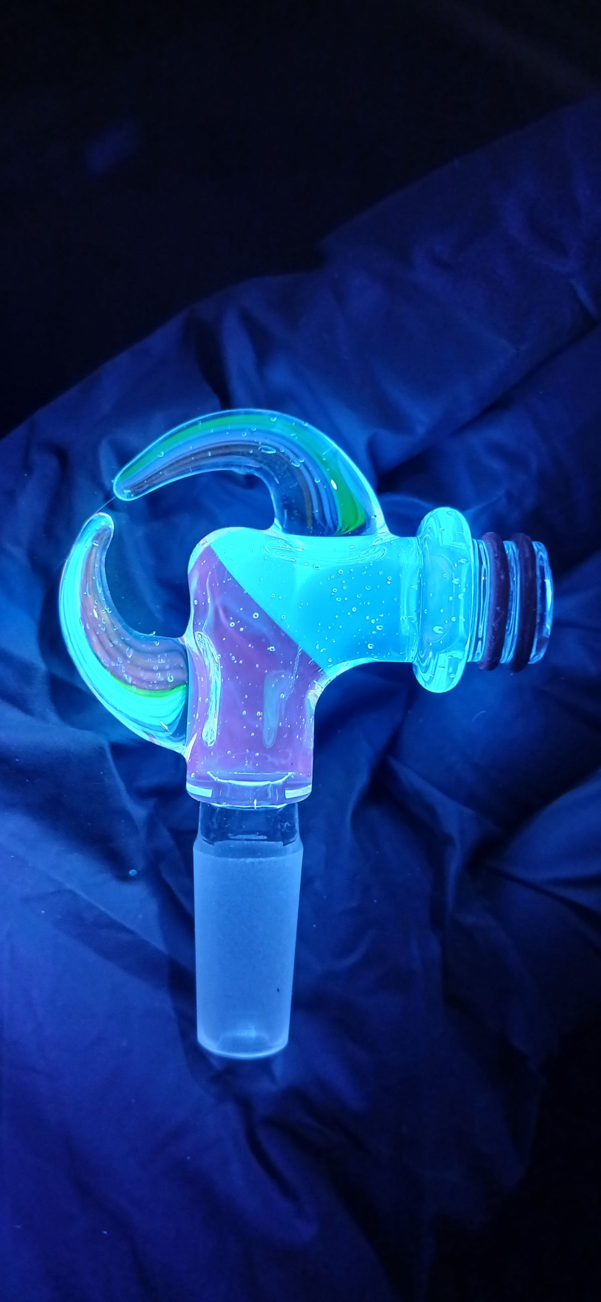 Blue-v × Pink Potion puffco link adaptor 10mm 90°