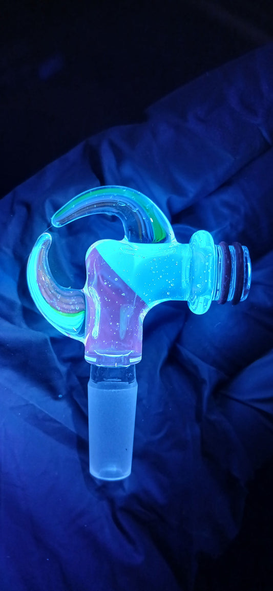 Blue-v × Pink Potion puffco link adaptor 10mm 90°