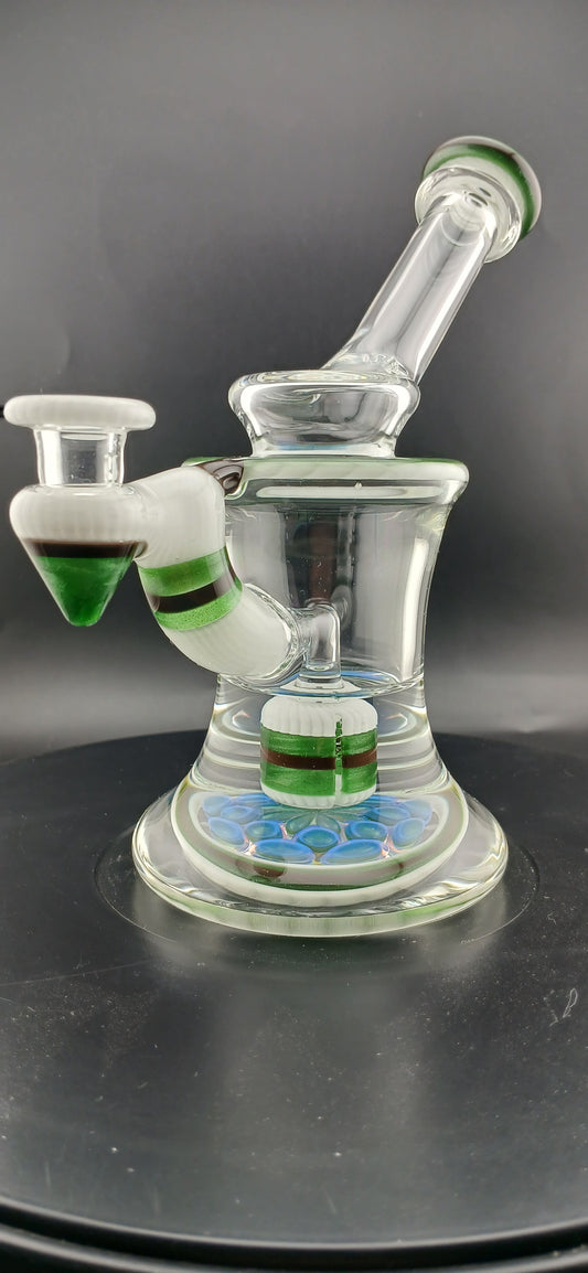 Oil drum rig 10mm Female "kick back mouth piece" X Studios