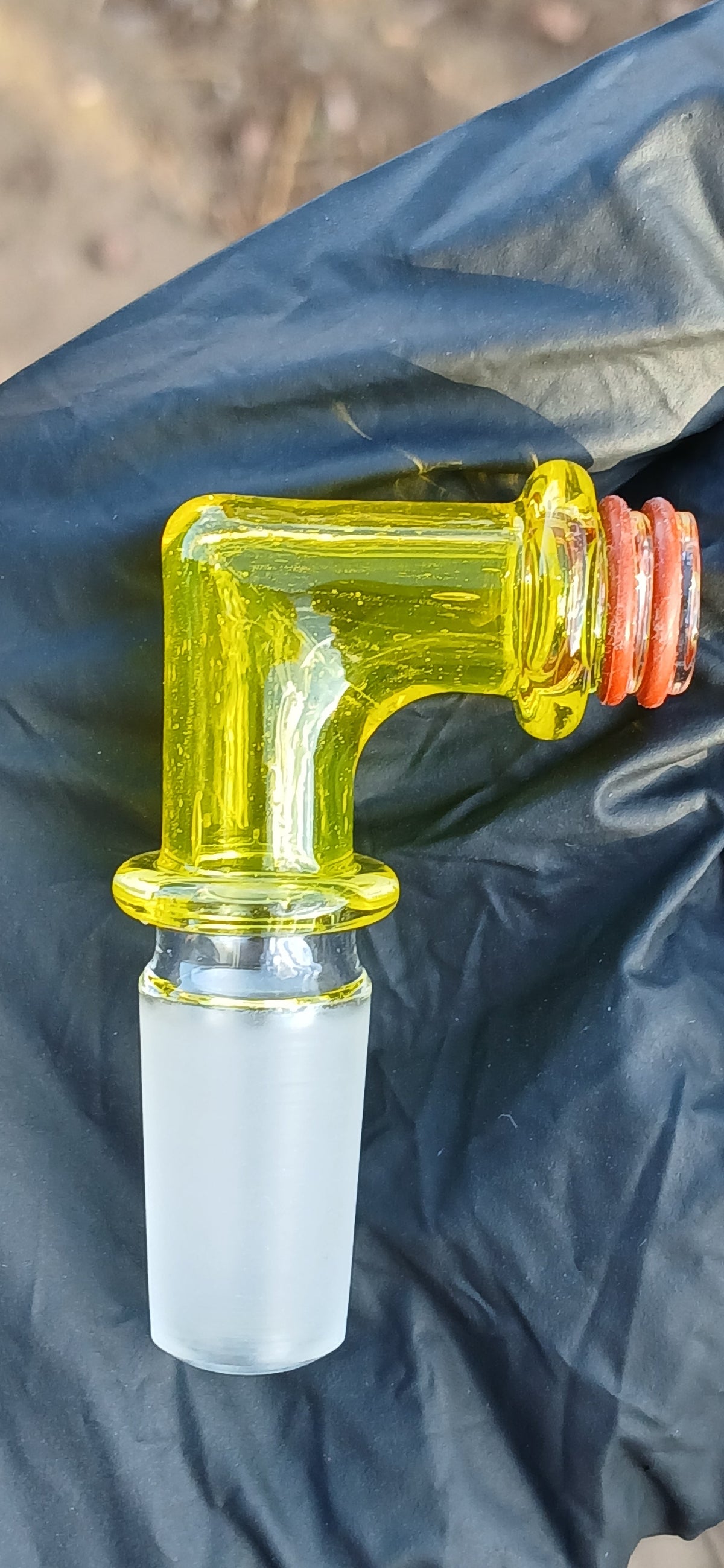 Acid yellow puffco link adaptor 14mm 90°