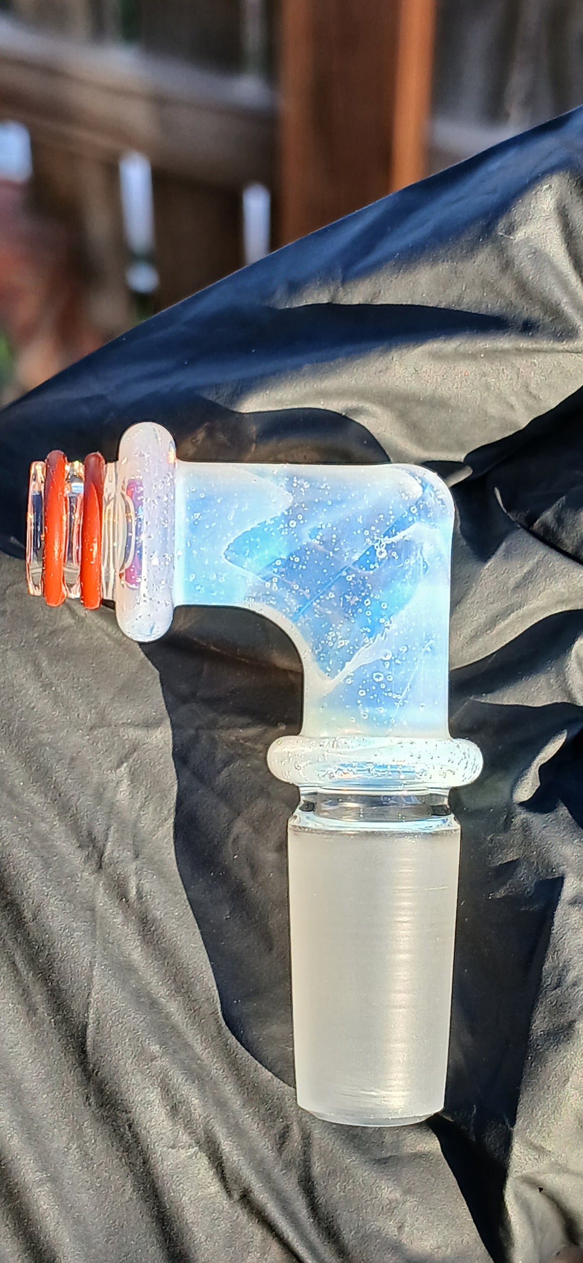 Pearlescent Moonstone Puffco Link Adaptor 14mm 90°