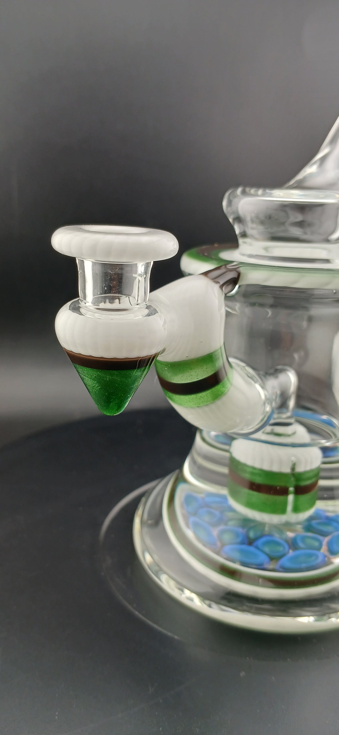 Oil drum rig 10mm Female "kick back mouth piece" X Studios