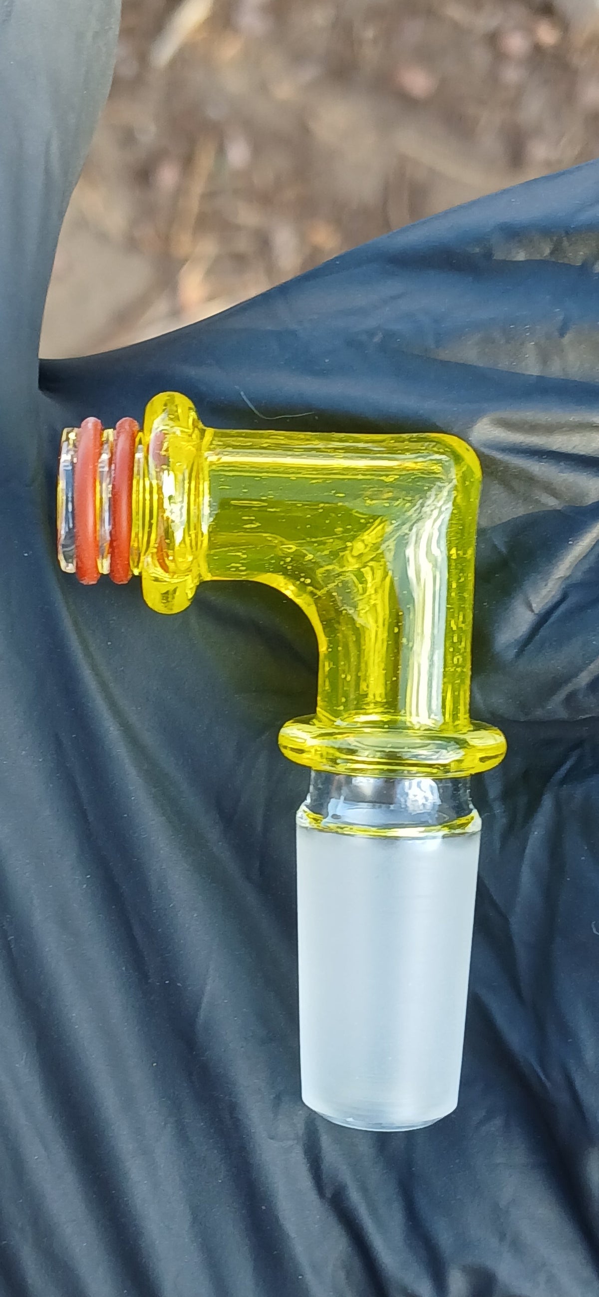 Acid yellow puffco link adaptor 14mm 90°