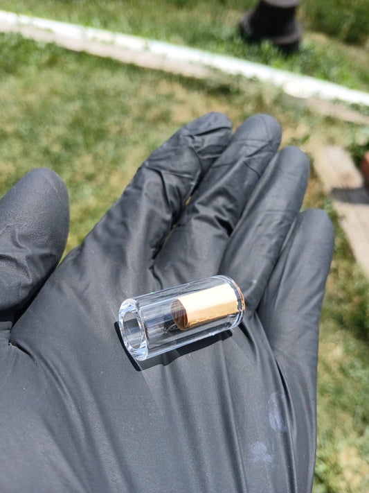 Clear/Quartz-Blunt/Joint Tips "15mmOD" X Studios