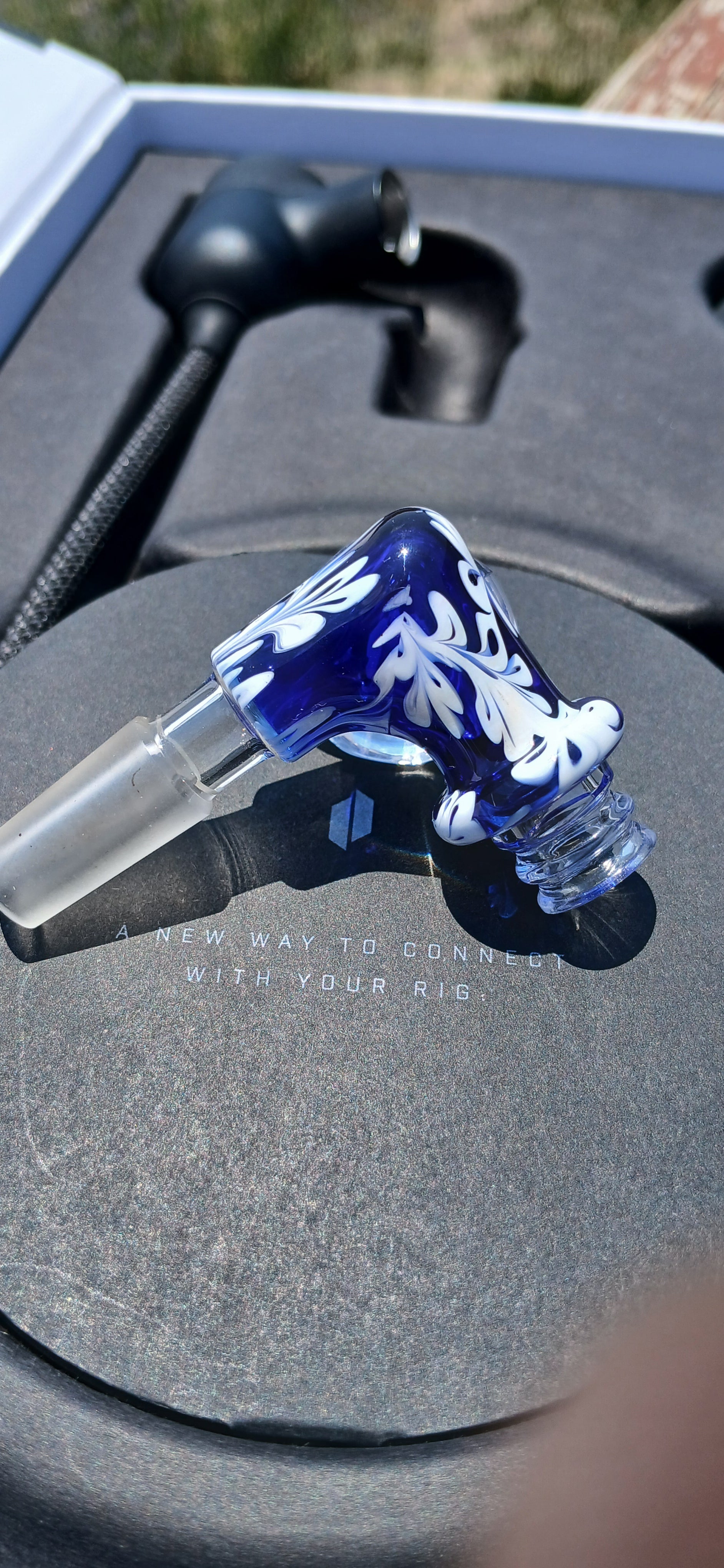 Sqwashglass×PWWG Puffco Link Adaptor 10mm X Studios